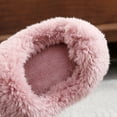 thumbnail image 4 of Women's Slippers House Shoes Memory Foam Plush Fleece Lined Shoes Fuzzy Soft Sole Indoor And Outdoor Slip On Home Slippers, 4 of 6
