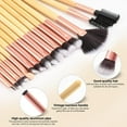 thumbnail image 6 of DUAIU Eyeshadow Brush Set 16Pcs Bamboo Eye Makeup Brushes, Eye Shadow Brush for Blending Concealer Eyebrow Eyelash Eyeliner Premium Synthetic Make Up Brushes with Bag, 6 of 6