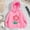 Pink, variant on Wilak Girls Flower Print Hoodies Sweatshirts Size 2-8, Pullover Long Sleeve Casual Cute Kids Fall Tops Pink