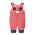 thumbnail image 3 of akafmk Toddler Winter Fleece Lined Overalls Padded Warm Snowsuit Casual Comfortable Sleeveless Zipper Jumpsuit, Size 0-1 Year, 3 of 6