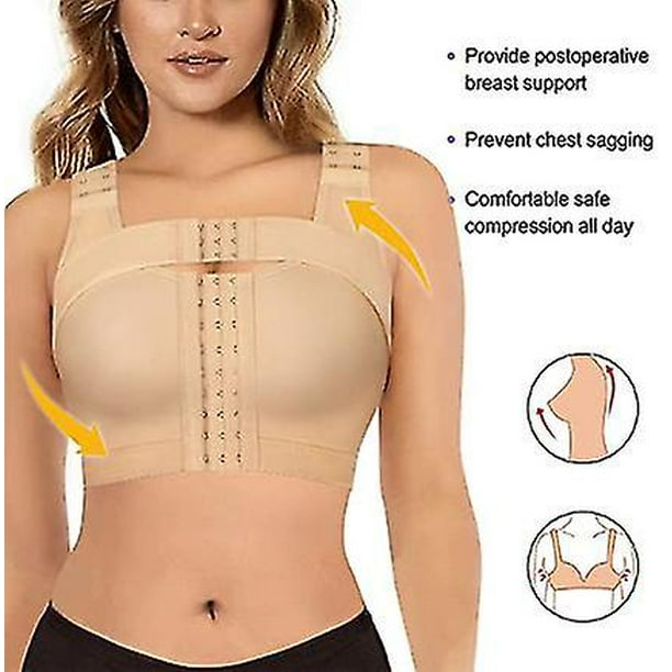 Women's Front Button Bra, Fixed And Pressurized Breast-receiving Underwear After  Breast Surgery, Adjustable Bra 