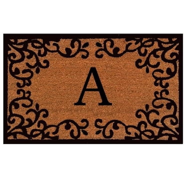 Calloway Mills Chateaux Monogram Outdoor Doormat 18" x 30" (Letter A)