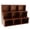 Brown, variant on 9 Desktop Wooden Storage Shelf Bookcase Bookshelf Cubby Organizer Brown