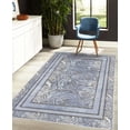 thumbnail image 4 of Floral Decorative Rug, Romantic Composition of Love Flowers Blossoming Artwork in Pinkish Design, Quality Carpet for Bedroom Dorm and Living Room, 6 Sizes, Pale Ceil, by Ambesonne, 4 of 4