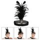 thumbnail image 5 of diadema delicada para la frente con plumas decorativas, elegante diadema, 5 of 7