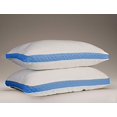 thumbnail image 2 of Gusseted Quilted Bed Pillows Extra Firm - (King, Blue) Set of 2 Premium Bed Pillows for Side, Back Sleepers And Neck Support, Ultra Soft,Luxurious Comfortable Pillows-Lux Decor Collection, 2 of 8