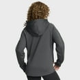 thumbnail image 2 of Women's Fanatics Black Vegas Golden Knights Authentic Pro Rink Raglan Full-Zip Hoodie, 2 of 7