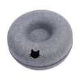 thumbnail image 1 of Lit Tunnel pour Chat Universel Résistant aux Rayures Cachette pour Chat Toutes Saisons Premium Bleu Foncé 50cm, 1 of 9