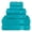 Aqua Blue, variant on Cotton Paradise 100% Cotton 6 Piece Towel Set, Soft Absorbent Quick Dry Towels for Bathroom, Aqua Blue
