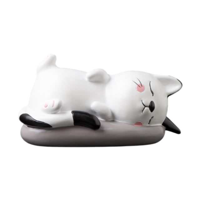 Figuras de gato en miniatura, regalos, estatuas de gato coleccionables, mini figuras de acción 16.5x9.2x8.9cm
