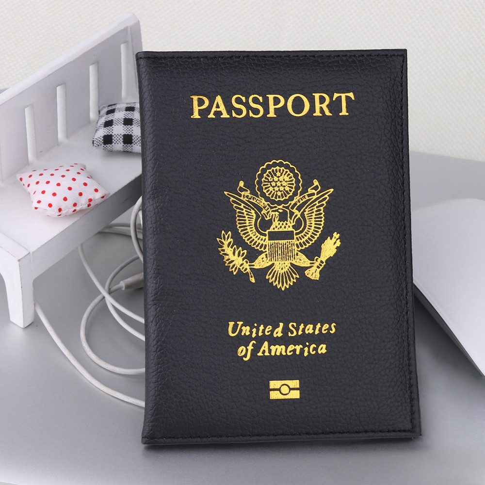 WOCLEILIY - Passport Holder Protector Wallet Business Card Soft ...