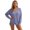 BCE76-Light Purple, variant on Sweaters For Women Off Shoulder V Neck Knitted Knit Ripped Loose Long Sleeve Base Winter Fall Crop Sweater Top Royal Blue 3XL