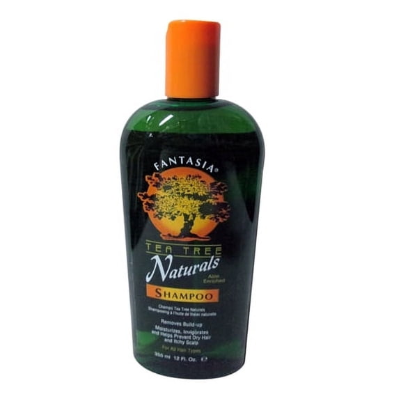 Fantasia Tea Tree Naturals Shampoo Aloe Enriched 12 Oz, 2 Pack
