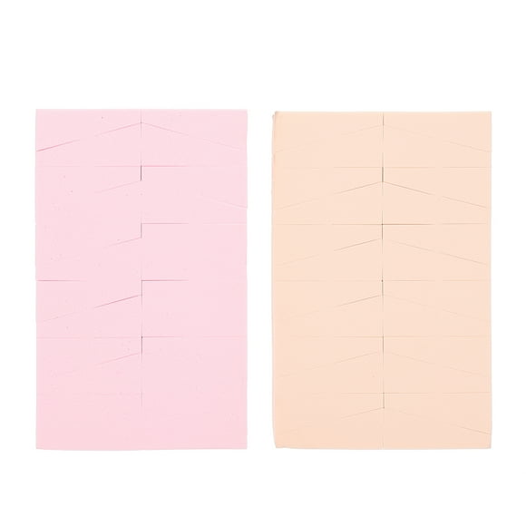 2 juegos de esponjas de maquillaje, cuñas cosméticas de maquillaje, esponjas pequeñas, esponja trapezoidal
