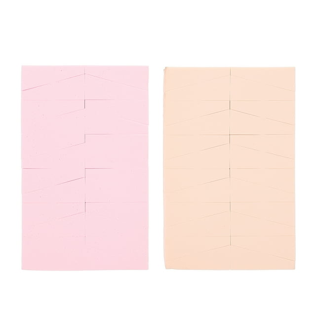 Miangastore Éponge Fond de Teint Rose Polyuréthane Hydrophile 48 Pcs 14.5x9cm
