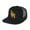 Black & Gold, variant on LDN Flat Peak Fitted Cap Green Gold