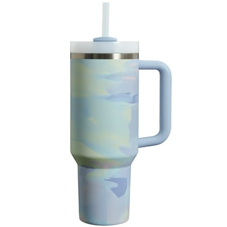 

40OZ Thermal Coffee Car Cup with Lid & Straw Vacuum Thermal Flask Thermal Water Tumbler Cup for Women Men for Cold Hot Beverages