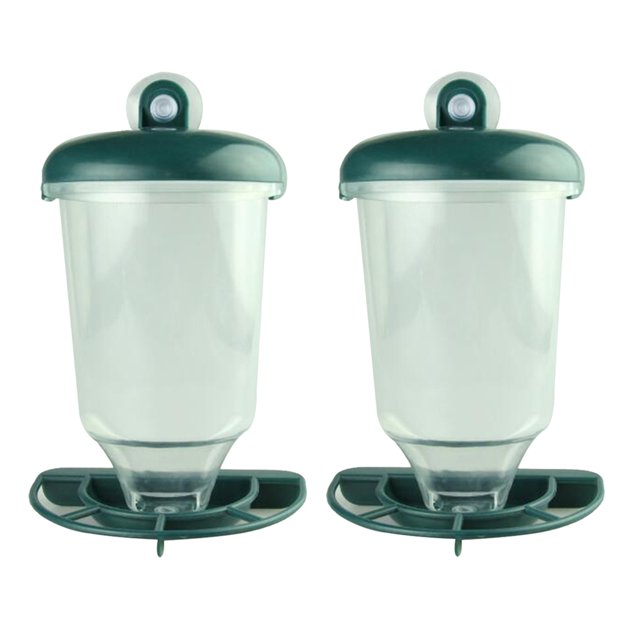 Dispensador de semillas CUTICAT Alimentador de Colibríes con Succión para ventana Exterior