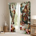 thumbnail image 3 of Homewish Xmas Gingerbread Man Black Out Curtains For Teens Boys Girls,Colorful Candy Cane Curtains Pack of 2 (42x63 Each),Merry Christmas Bedroom Curtains,Ultra Soft Home Decor, 3 of 6