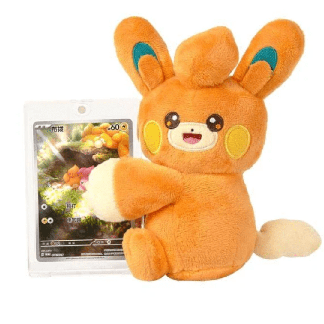 Pokemon TCG: Nuzzle Cheeks Plush Card Display Gift Box