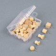 thumbnail image 4 of Milue Pack of Push Pins Soft Wood Woodworking Nails for Cork Board Office Map Marking, 4 of 15