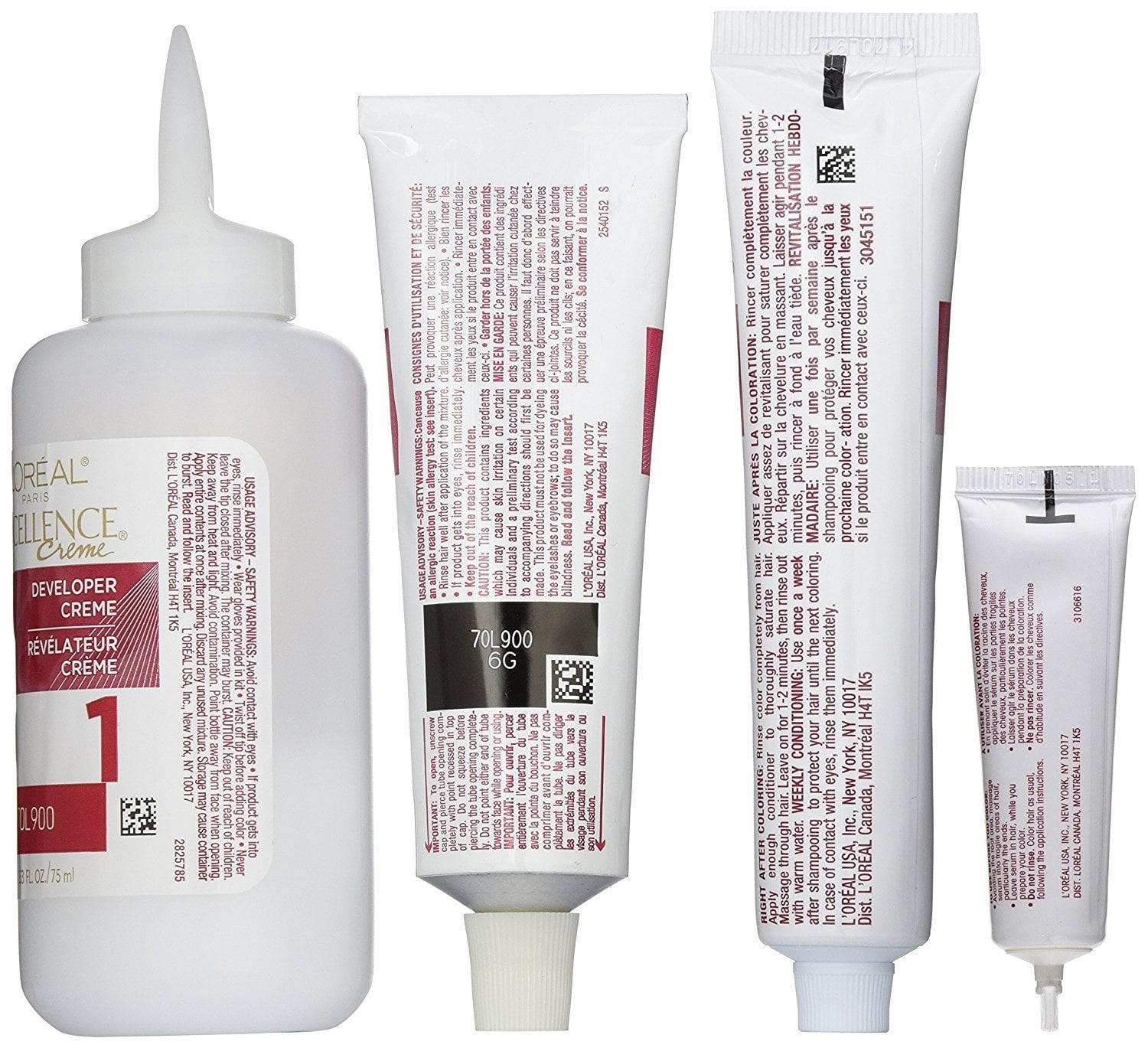L Oreal Paris Excellence Creme Permanent Triple Care Hair Color 6g Light Golden Brown 1 Kit Walmart Com