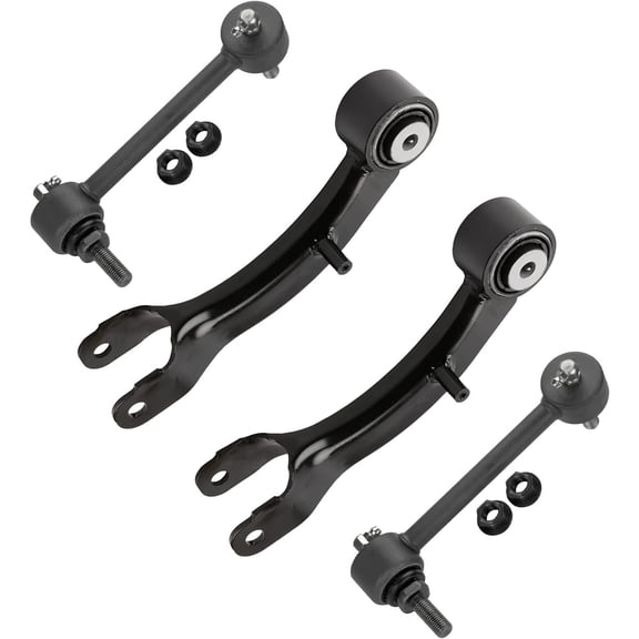 Detroit Axle - AWD Rear Upper Control Arms Sway Bar Links Replacement for 2014 2015 2016 2017 2018 2019 Jeep Cherokee - 4pc Set
