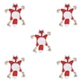 thumbnail image 3 of Transemion Polyester Stylish Pet Toy For Dogs Easy To Clean And Safe For Playtime Good Gift Plush Dog Toy fox 5Set, 3 of 6