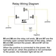 thumbnail image 3 of 3pcs DC 48V 40A SPST Automotive Car Relay 4 Pin 4 Wires w/ Harness Socket Plug, 3 of 7