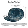 thumbnail image 2 of Adjustable Baseball Cap, Mysterious Moonlit Mountains Flat Bill Trucker Flat Brim Hats Dad Hat for Men Women - Snapback Hat Adjustable Size, 2 of 7