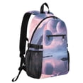 thumbnail image 2 of JIALIOU 14" Laptop Backpack Waterproof Airline Approved Stylish Casual Daypack for Travel Business College Work, Beautiful Alien Landscape, 2 of 8