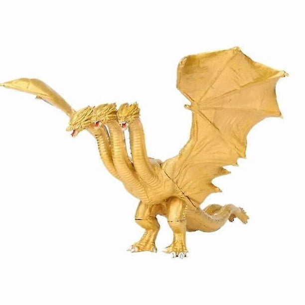 Ghidorah Gold 3-Headed Dragon Ghidorah PVC Golden Dragon Action Figure Collection Toy