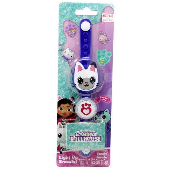 Gabby's Dollhouse Pandy Paws Light-Up Bracelet (Candy Inside!)