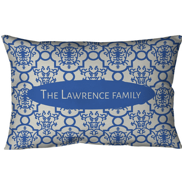 Decorative 20x14 Outdoor Throw Pillow with Zipper and Insert Pillow Bun. Adult, Teen, Tween, Unisex, 1.25lbs.