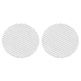 thumbnail image 1 of Uxcell Hoja Perforada de Acero Inoxidable 304 de 2" de Diámetro, 2 Pcs 0.06" Agujero 19GA Malla Metálica Expandida Placa Pantalla Mallas Decorativas para Rejilla de Ventilación de Humo, Tono Plateado, 1 of 6