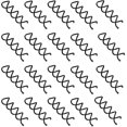 thumbnail image 1 of 20 piezas Clips Pasadores Pasador en espiral Pasador en espiral Pasador para el cabello Diy (negro), 1 of 5