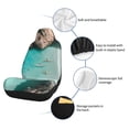 thumbnail image 6 of Pofeuu Turquoise Beach Kayaking Print Automotive Car Seat Covers Flat Cloth Full Set Seat Covers,Car Seat Covers front seats for Cars Trucks and SUVs-2 PCS, 6 of 9