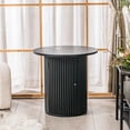 thumbnail image 5 of Solid Wood Black Side Table with Storage Modern Design Style Living Room, 5 of 7