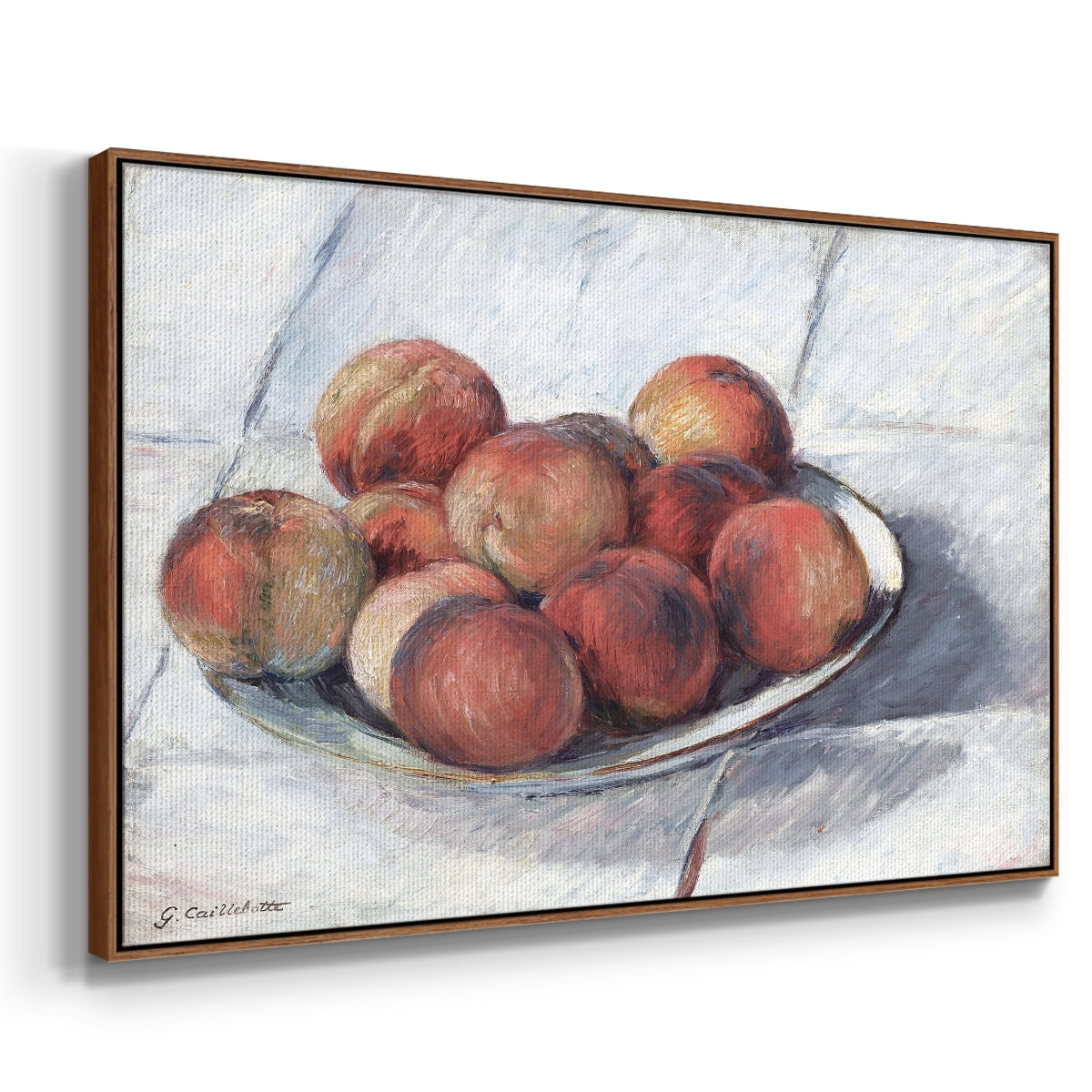 Vintage Botanical Print-XLVI By Wexford Home Framed in Walnut Wood Gallery Wrapped Canvas 17 in. x 25 in.