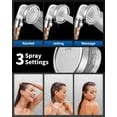 Filtered Shower Head for Hard Water with Stop, High Pressure 4Mode