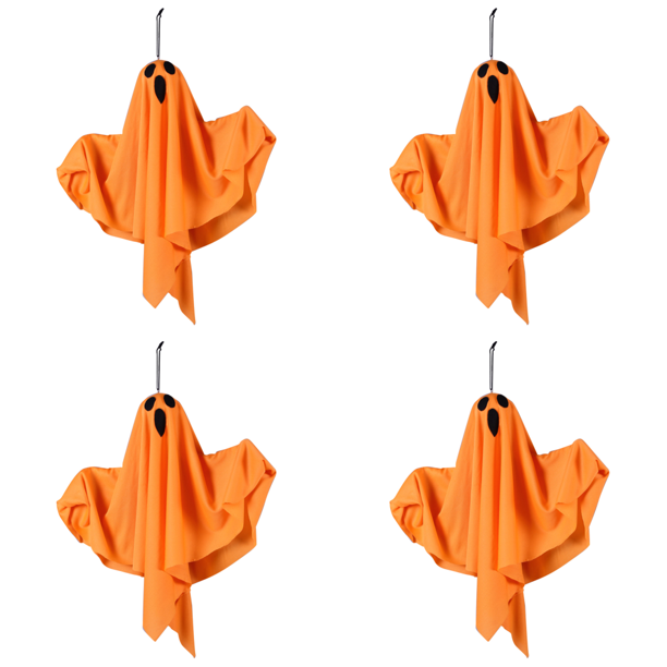 Fantasma Brillante Halloween LED para Habitación Accesorios Escena Escape () Naranja