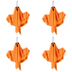 thumbnail image 1 of Fantasma Brillante Halloween LED para Habitación Accesorios Escena Escape () Naranja, 1 of 5