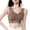 Coffee, variant on Women's Amber Glow Print Seamless Lift Support Bra Red M