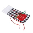 thumbnail image 2 of Wine Bottle Bag, Washable Square Grid Design Comfortable Feeling Lightweight Reusable Wine Bottle Cover  For Bar For Party For Home For Villa Black White Grid, 2 of 8