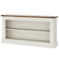 thumbnail image 7 of Finmind 63  Inch TV Stand for 55-75 TV, Farmhouse Entertainment Center with Storage,  Modern Media Console Table for Living Room, Bedroom, White, 7 of 7