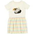 thumbnail image 3 of Inktastic Bald Eagle Girls Toddler Dress, 3 of 5