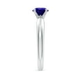 thumbnail image 3 of Angara Natural 0.9 Ct. Tanzanite Solitaire Ring in 14K White Gold for Women (Ring Size: 3), 3 of 9