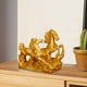 thumbnail image 1 of Estatua de caballo, adornos de caballo, figura de escritorio, modelo animal, escultura de caballo, figuras de caballo para comedor, oficina, decoració Oro, 1 of 8