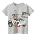 thumbnail image 2 of Camiseta TABNIX Tiger #4 de manga corta para niños, paquete de 4, talla 6T, 2 a 7 años, 2 of 7