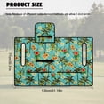 thumbnail image 5 of Psesaysky Golf Cart Seat Covers Tropical Palm Tree Flower Golf Cart Seat Blanket with 4 Pockets and Handle, Non-slip Universal Fit for EZGO, Yamaha, Club Car and Other 2-Seat Carts, 51"x 30.3", 5 of 8